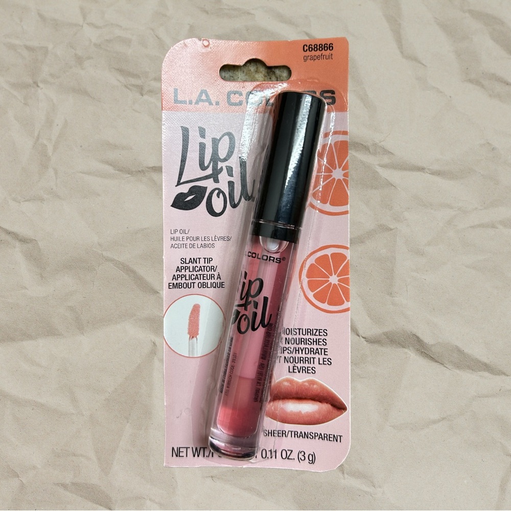 🍊👄𝐋.𝐀 𝐂𝐨𝐥𝐨𝐫𝐬 lip oil #grapefruit